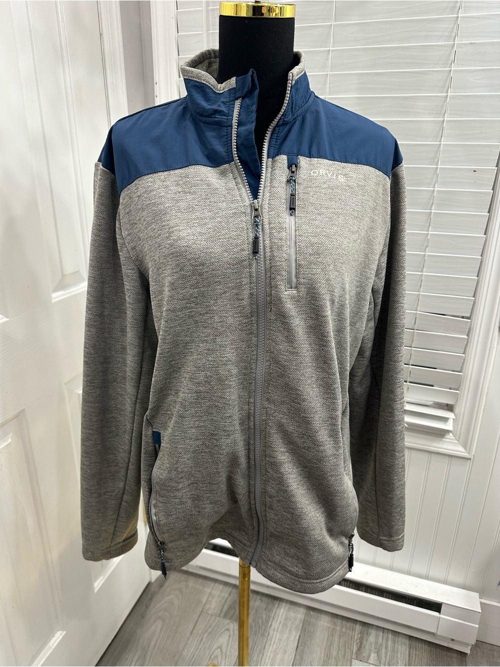 Orvis men’s full zip fleece jacket